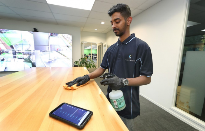 App technology sets new benchmark for commercial cleaning standards