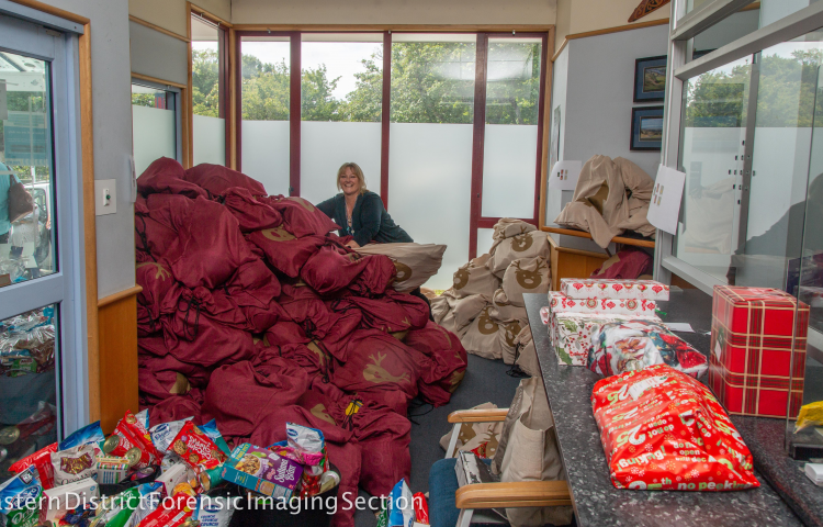 Bay police hand out hundreds of Christmas gifts