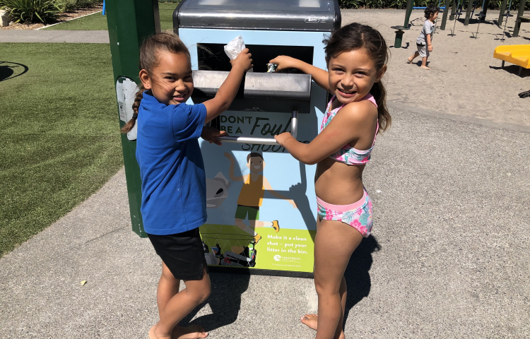 Big Bellies help fight litter