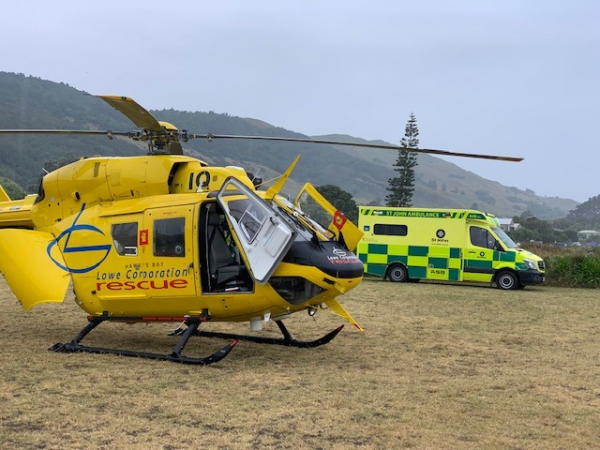 Busy weekend for Bay’s rescue helicopter