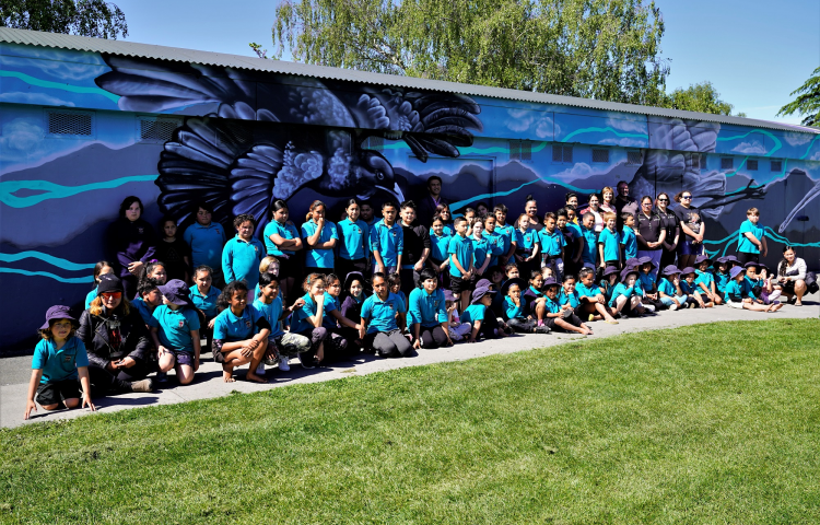 Camberley mural a community effort