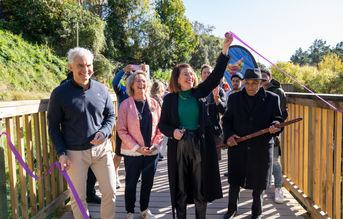 Completed Tauroa Reserve Boardwalk an answer to community calls for safety