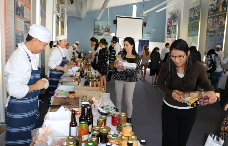 Cookery students hosted own food market