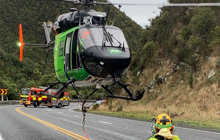 Young family trapped overnight down bank on Napier-Taupo Road