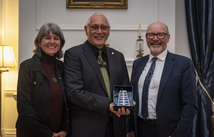 Dr David Tipene-Leach honoured with Tahunui-a-Rangi Medal