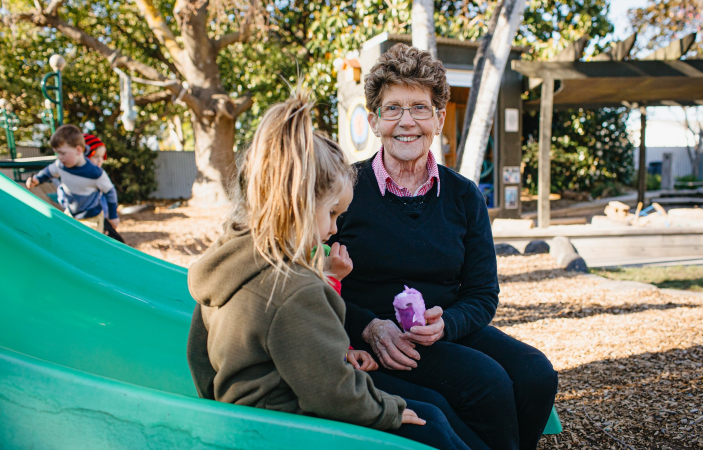 Eighty-year-old Napier Kindergarten teacher happiest when working with children