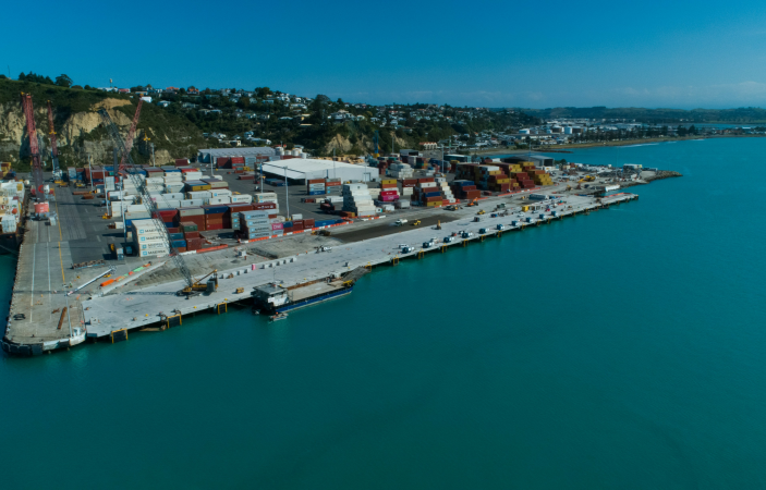 End in sight for Napier Port's new $175 million wharf project
