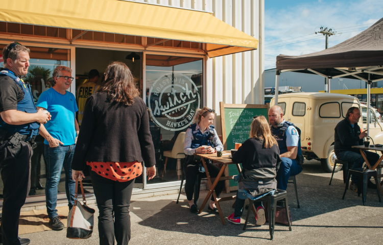 Enjoy a cuppa with a cop