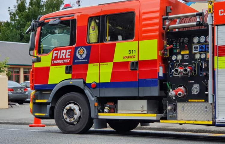 Fire crews working to extinguish "significant" blaze on ship at Napier Port