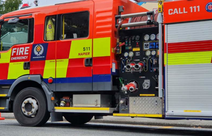 Firefighters battle chemical spill at Napier Port