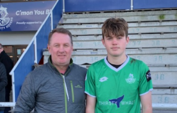 Football keeper's debut one to savour