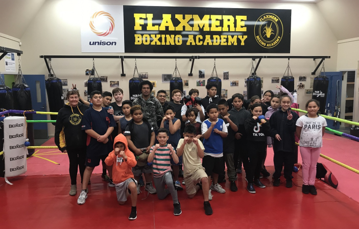 Funding support for Flaxmere Boxing Academy