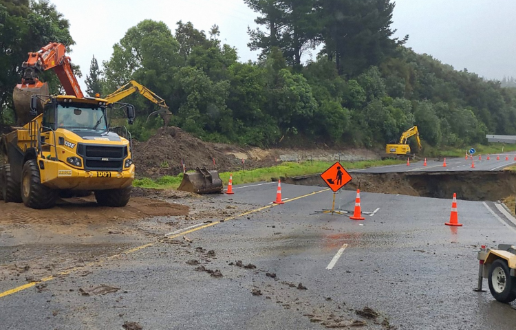 Further heavy rain causes new damage on SH5
