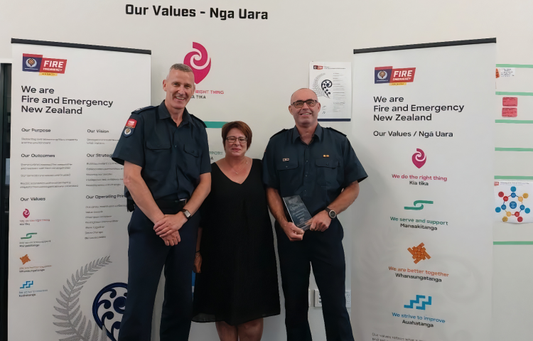 Hawke's Bay firefighter wins Australasian award for app used during Napier floods