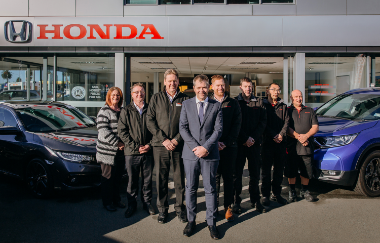 Hawke’s Bay Honda wins Dealer of the Year