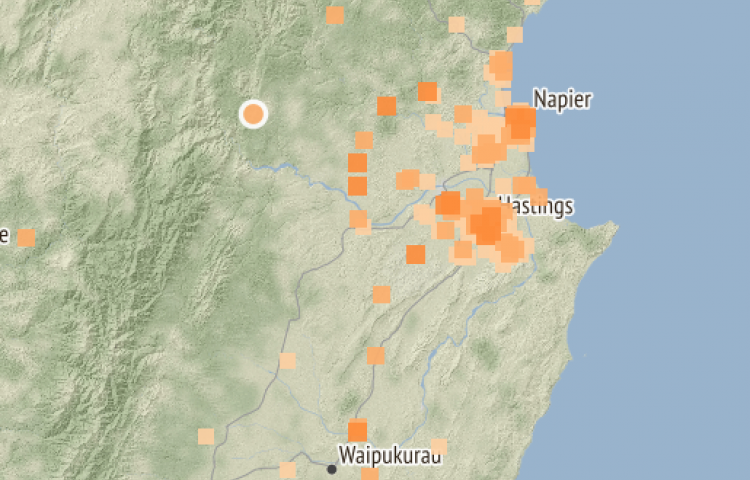 Hawke's Bay shaken by 4.1 Earthquake