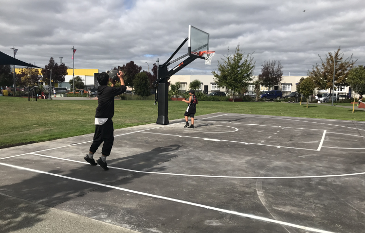 Hoops in Parks pilot programme on a roll in Flaxmere