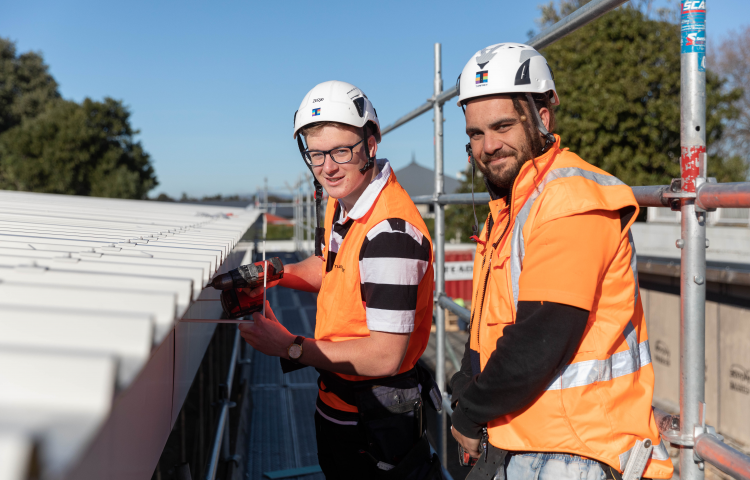 Napier Boys’ High School student swaps textbooks for tools