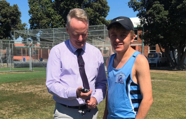 Napier Boys’ running champ ready to shine after turning life around