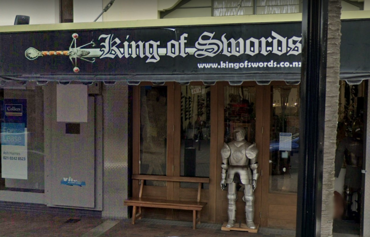 Napier sword shop ram raided for the second time in three days