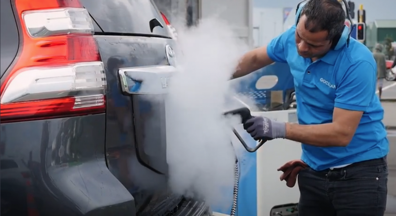 New vehicle steam clean service kills 99.9% of bacteria
