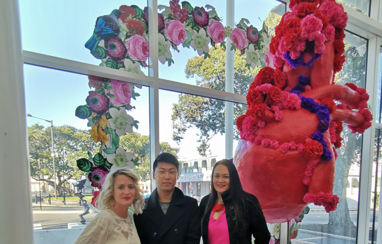 One Heart: a new floral artwork that’s blossoming at MTG Hawke’s Bay