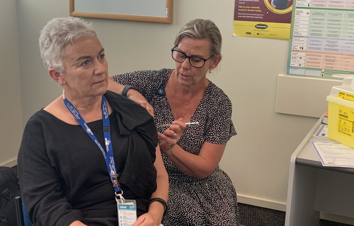 Public Health Nurse "privileged" to be first vaccinated against Covid-19 in Hawke's Bay