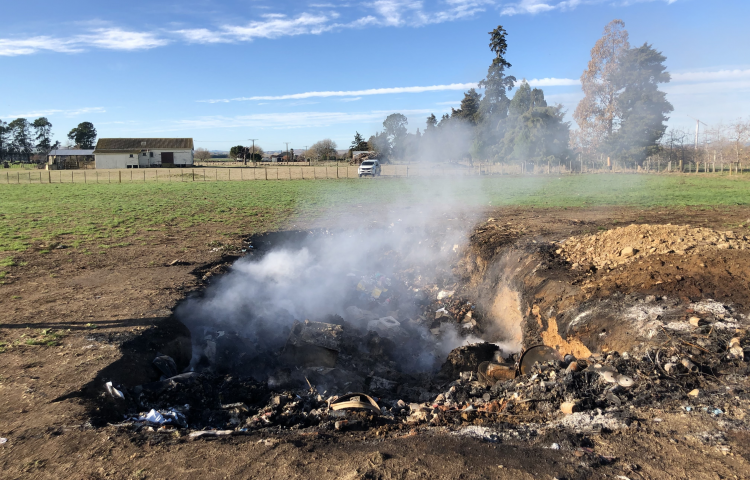 Regional Council says illegal burning will not be tolerated