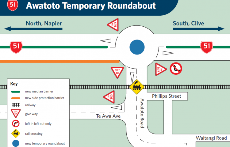 Safety improvements for SH51 at Awatoto to get underway this month