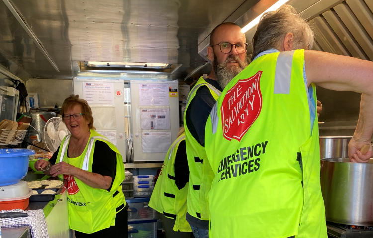 Salvation Army steps in to feed the Tangoio fire teams