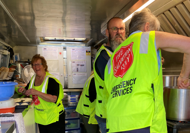 Salvation Army steps in to feed the Tangoio fire teams