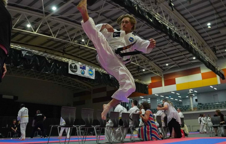 Special needs taekwon-do world online champs tomorrow night