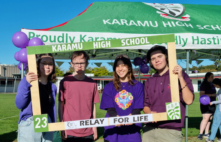 Students go purple for worthy cause