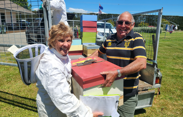 Taranaki bees land in Hawke's Bay as gift for cyclone-struck hobby beekeepers