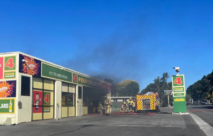 Te Mata Four Square owners thank community for support following fire