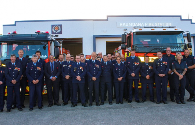 Two new trucks for Haumoana fire brigade a rare event