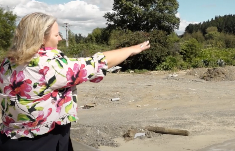 Video: Central Hawke's Bay Mayor shows how Waipawa river flooded part of the town