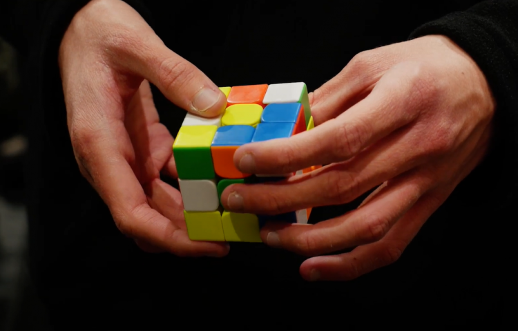 VIDEO: Competitive speedcubing came to Napier, with a record breaking time set.