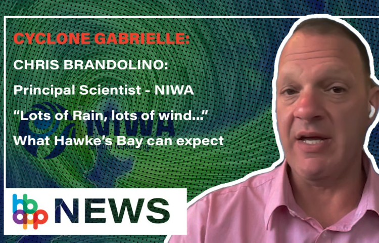 Video: Cyclone to bring 'a lot of rain, a lot of wind' to Hawke's Bay, says NIWA scientist