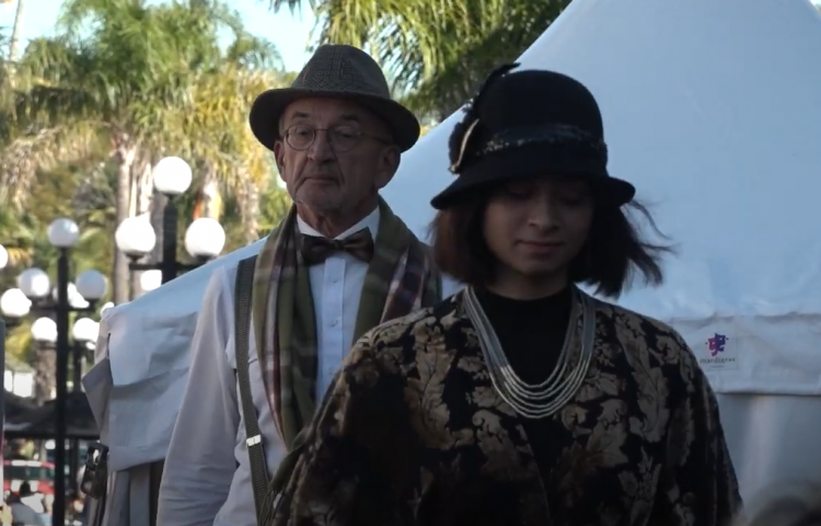 Video: Fashion through the ages takes over Emmerson Street