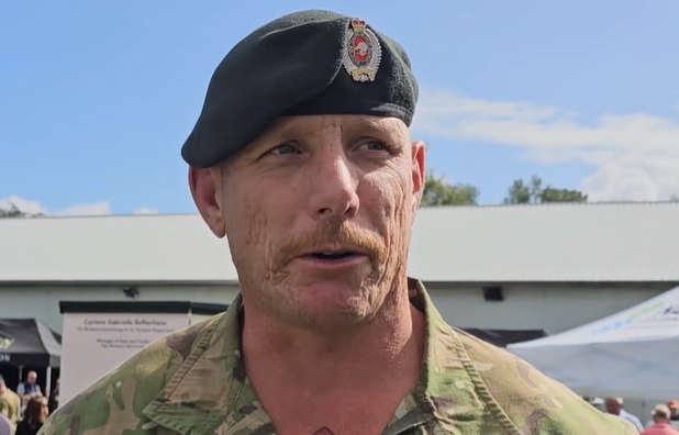 Video: Soldier swam across river to join his unit's Cyclone Gabrielle rescue effort