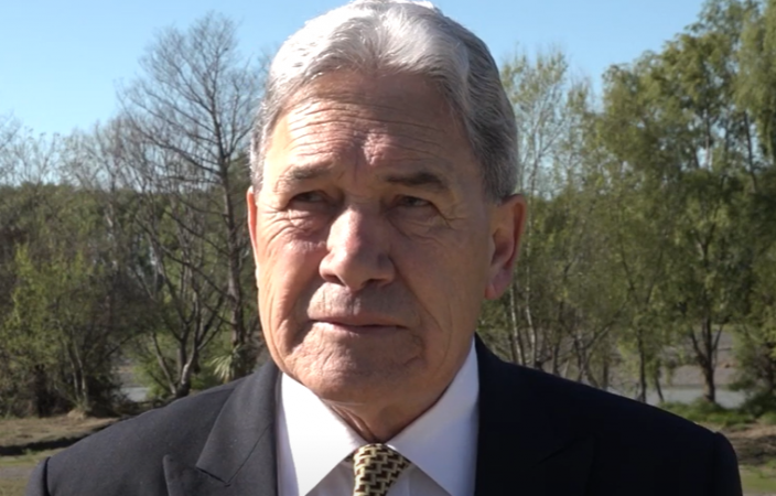 Video: Winston Peters visits stop banks, says more resilience and forward planning needed