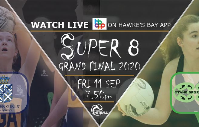 Watch Live: Otane Netball: Thirsty Whale vs Napier Girls High School: Senior A from 7:50pm