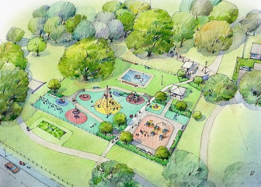 Work resumes on Flaxmere Park playground upgrade