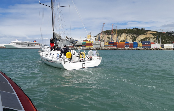 Yacht race crewman injured off the coast near Napier